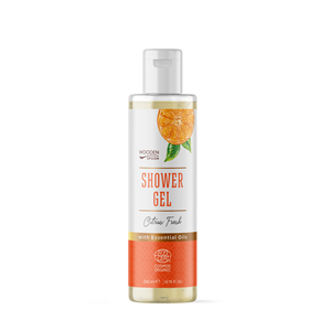 Gel de dus cu citronella, Citrus Fresh, bio, 200ml, Wooden Spoon                                    -                                  106098