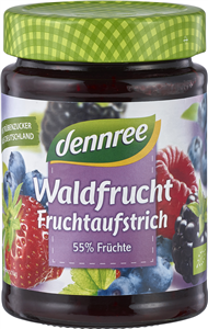 Gem de fructe de padure bio 340g Dennree                                                            -                                  103358