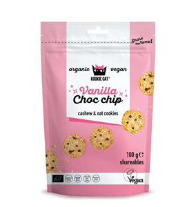 COOKIE cu vanilie si ciocolata fara gluten bio 100g Kookie Cat                                      -                    103894              