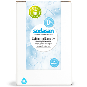 Detergent vase lichid bio sensitiv 5L Sodasan                                                       -                                  106337