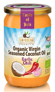 Ulei de cocos cu usturoi si chilli bio 190ml Dr. Goerg-                                  105520