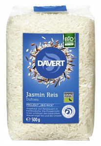 Orez Jasmin alb bio 500g Wildlife Friendly DAVERT                                                   -                                  101477