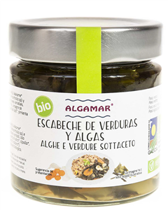 Escabeche de legume si alge marinate eco 190g Algamar                                               -                    102520              