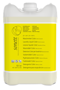 Detergent lichid pentru rufe colorate cu menta si lamaie ecologic 10l Sonett                        -                                  107843
