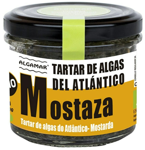 Tartar de alge marine cu mustar bio 100g Algamar                                                    -                                  104595