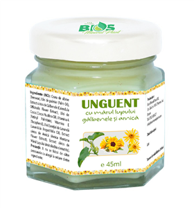 Unguent cu marul lupului, galbenele si arnica, 45ml, Bios Mineral Plant                             -                                  103500