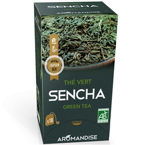 Ceai verde Sencha bio 18 pliculete x 2g, Aromandise                                                 -                                  106553