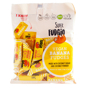 Caramele eco - aroma banane 150g Super Fudgio                                                       -                                  101768
