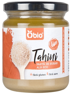 Tahini pasta din susan alb eco 250g Obio                                                            -                                  103140