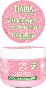 Scrub pentru corp cu migdale si sare bio 250ml Tiama                                                -                                  102539