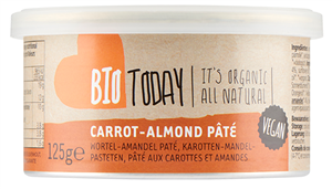 Crema vegana cu morcovi si migdale bio 125g Bio Today                                               -                    103471              