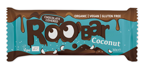 Baton cu cocos invelit in ciocolata bio 30g Roobar                                                  -                                  103886