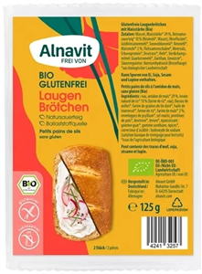 Mini baghete fara gluten, precoapte, bio, 125g, 2 buc. Alnavit                                      -                                  104958