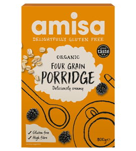 Porridge din 4 cereale fara gluten bio 300g Amisa                                                   -                                     969