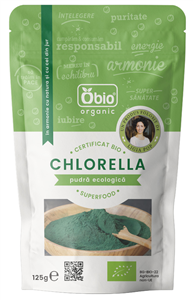 Chlorella pulbere eco 125g Obio                                                                     -                                     219