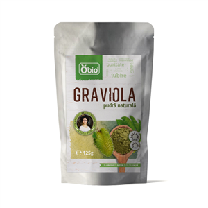 Graviola pulbere raw 125g OBIO                                                                      -                                     382