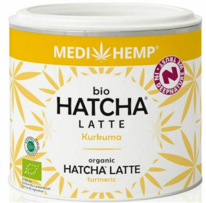 Hatcha latte cu turmeric, bio, 45g Medihemp                                                         -                                  105388