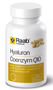 Acid hialuronic - Coenzima Q10 500mg 60 capsule 30g Raab                                            -                                  101703