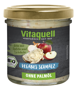 Grasime vegetala tartinabila cu legume, mere si ceapa bio 120g Vitaquell                            -107642                                  