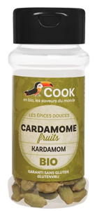 Cardamon intreg bio 25g Cook-                                  101998