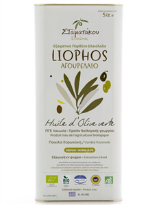 Ulei de masline extravirgin Liophos Early Harvest bio 5 litri Stamatakos                            -                                  101268