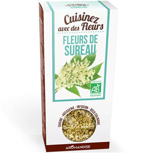 Flori de soc uz culinar bio, 30g, Aromandise                                                        -                                  106592