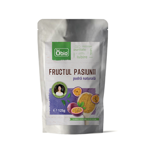 Fructul pasiunii pulbere 125g OBIO                                                                  -                                     341
