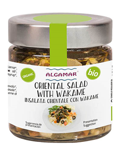 Salata orientala cu alge wakame eco 180g Algamar                                                    -                                  102519