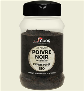 Piper negru boabe bio 200g Cook                                                                     -                                  102058