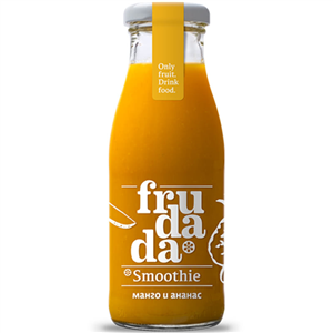 Smoothie cu mango si ananas 250ml Frudada                                                           -                                  105366