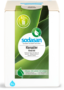 Solutie de clatire pentru masina de spalat vase ecologica 5l Sodasan                                -                                  107821