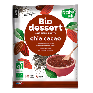 Desert cu chia si cacao, bio, 40g, Nat-ali                                                          -                                  106634