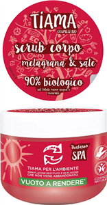 Scrub pentru corp cu rodie si sare bio 250ml Tiama                                                  -                                  102540