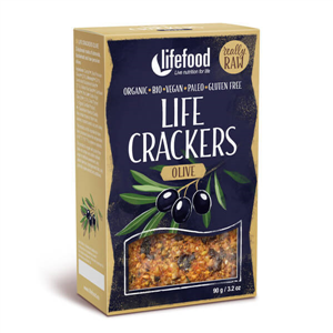 LIFECRACKERS cu masline raw eco 90g-                                     567