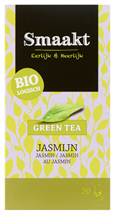 Ceai verde cu iasomie bio 20 plicuri Smaakt                                                         -                    103450              