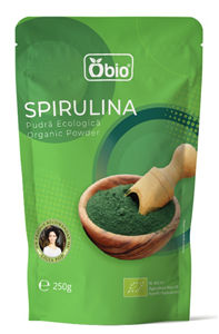 Spirulina pulbere bio 250g Obio-                                     820