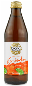 Kombucha cu ghimbir si lime bio 330ml Biona                                                         -                                  104013