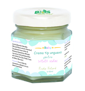 Crema tip Unguent pentru Iritatii Scutec, 45 ml Bios Mineral Plant                                  -                                  105457