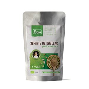 Pudra proteica din seminte de dovleac eco 125g OBIO-                                    1748