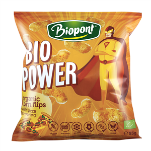 Pufuleti cu aroma de pizza, fara gluten, bio 55g Biopont                                            -                                  105564