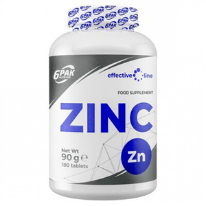 ZINC 15MG, 180 TABLETE, 6PAK NUTRITION                                                              -                    102748              