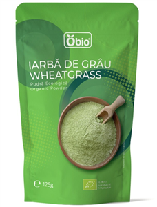 Iarba de grau pudra bio 125g Obio-                                     397