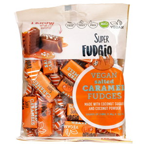 Caramele aroma caramel sarat, bio, 150g, Super Fudgio                                               -                                  105497