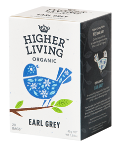 Ceai EARL GREY eco, 20 plicuri, Higher Living                                                       -                                  102685