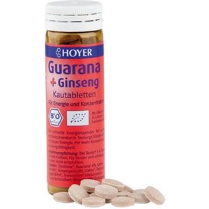 Dropsuri cu guarana si ginseng eco 60 buc HOYER                                                     -                                  103267