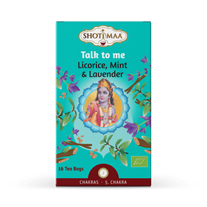 Ceai Shotimaa Chakras - Talk to Me - lemn dulce, menta si lavanda bio 16dz                          -                                  100847