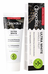 Pasta de dinti pentru albire cu carbune activ 75ml Nordics                                          -                                  108000