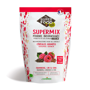 Supermix pentru micul dejun cu zmeura, in si chia bio 350g Germline                                 -                                  101348