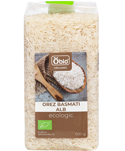 Orez basmati alb bio 500g Obio                                                                      -                                  105637