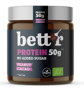 Crema proteica de arahide si cacao bio 250g Bettr                                                   -107754                                  